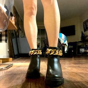 Steve madden, black booties